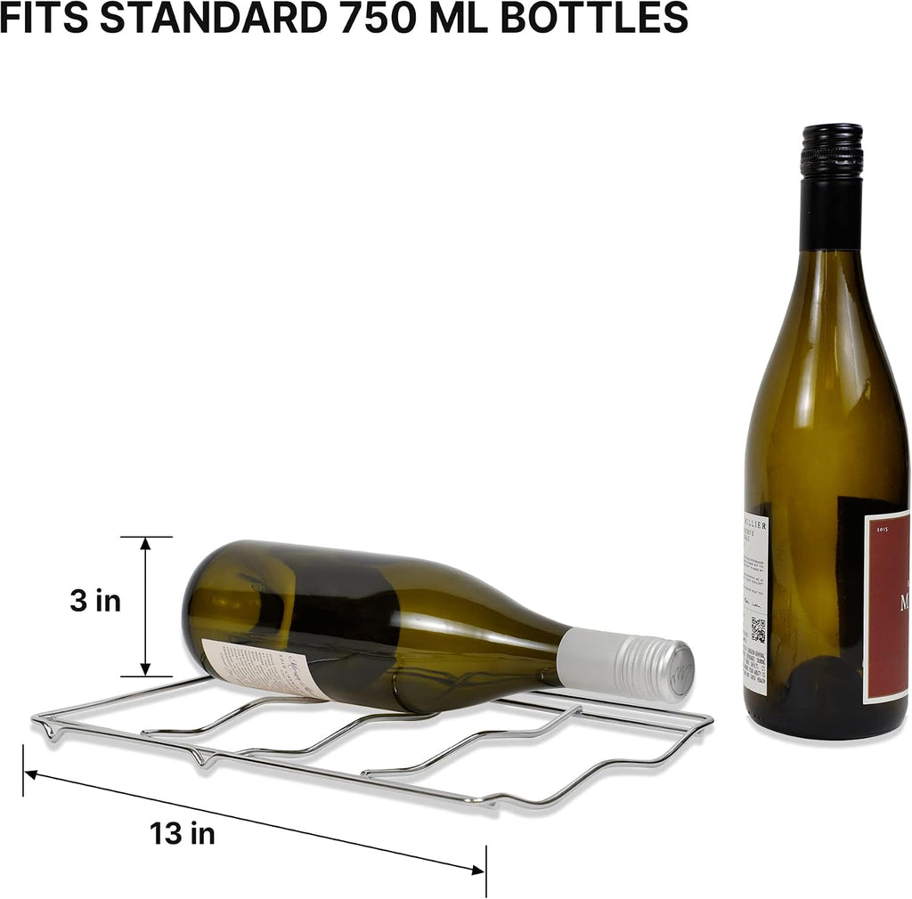 Koolatron Wine Fridge - Wine Cooler, 10 Bottle Wine Cabinet for Champagne, Red, White Wine, Thermoelectric Freestanding Celler For Bar, Home, Kitchen, Paned Glass Door
