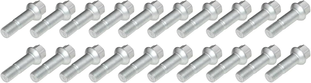 Wheel Bolts Nuts Compatible with Benz for W461 1990-2025 for W463 1989-2025 for X164 2006-2025 Wheel Lug Bolts Nuts M14 X 1,5 Replacement Parts