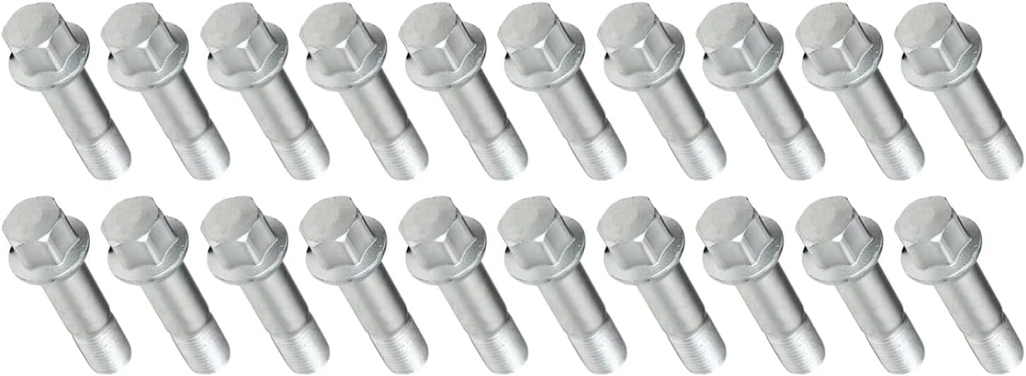 Wheel Bolts Nuts Compatible with Benz for W461 1990-2025 for W463 1989-2025 for X164 2006-2025 Wheel Lug Bolts Nuts M14 X 1,5 Replacement Parts