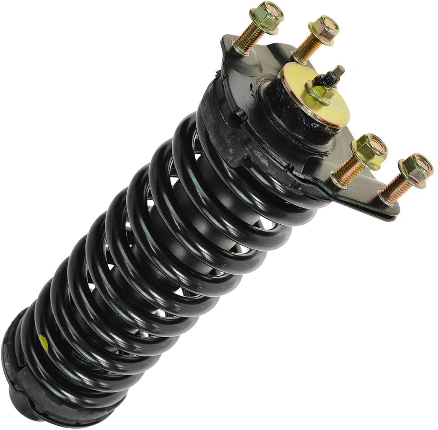 TRQ Front Suspension Kit Shock & Spring Strut Assembly Sway Bar Stabilizer Link Compatible with 2007-2011 Dodge Nitro 2008-2012 Jeep Liberty