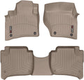 WeatherTech Custom Fit FloorLiners for VW Touareg, Cayenne®, Touareg - 1st & 2nd Row (45333-1-2), Tan