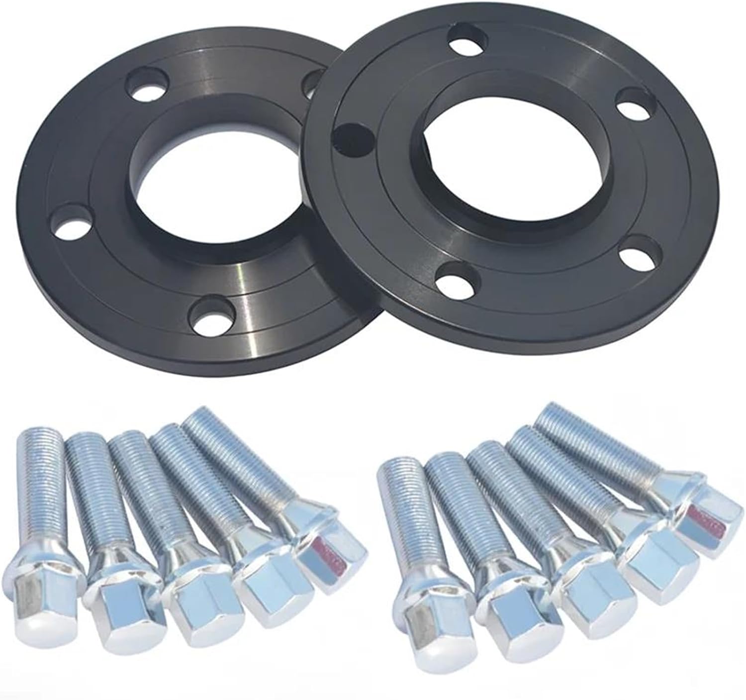 Wheels Spacer Kit 2pcs 25mm 5x112 66.6 Centric Bore Hub Wheel Spacer with Extended Wheel Bolts for BMW for M8 for M5 Z4 X7 X6 X6M X5 X5M X4 X4M X2