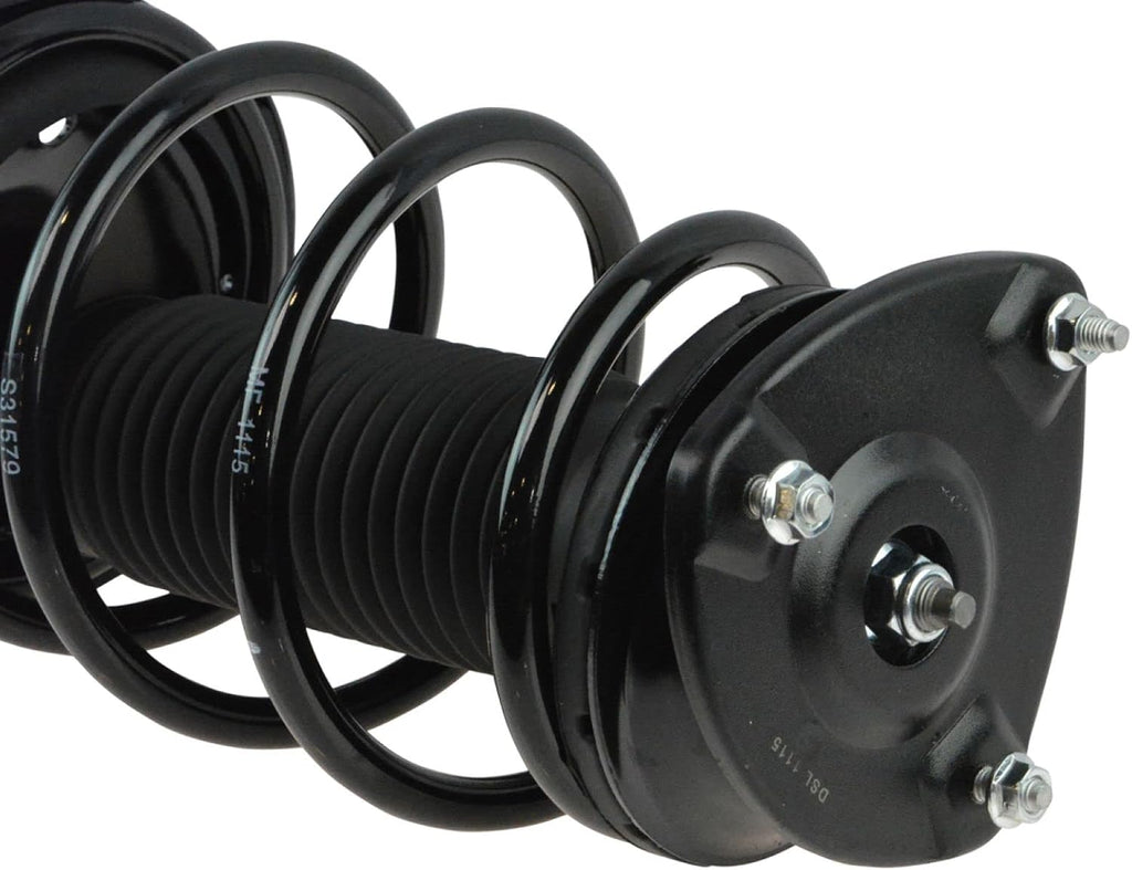 TRQ Front Suspension Kit Complete Strut & Coil Spring Assembly Sway Bar Stabilizer Link Compatible with 2006-2011 Hyundai Accent Kia Rio Rio5