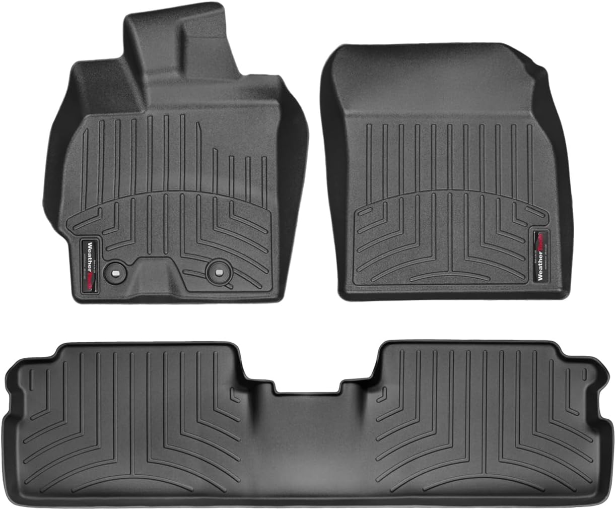 WeatherTech Custom Fit FloorLiners for Scion xB - 1st & 2nd Row (445471-441382), Black