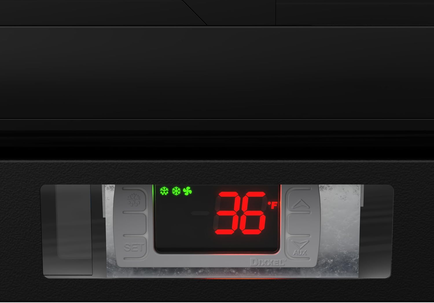 KoolMore BC-2DSL-BK Commercial-refrigerators, Double Sliding Door, Black, 7.4 cubic feet