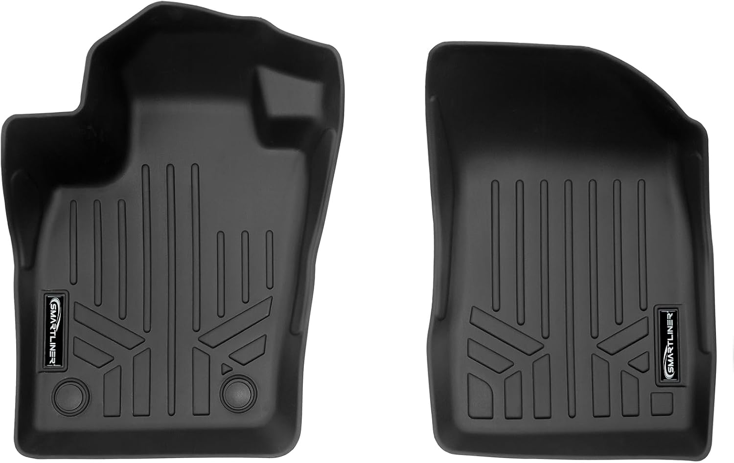 SMARTLINER All Weather Protection Custom Fit 1st Row Floor Mat Liner Set Compatible with 2023-2025 Dodge Hornet