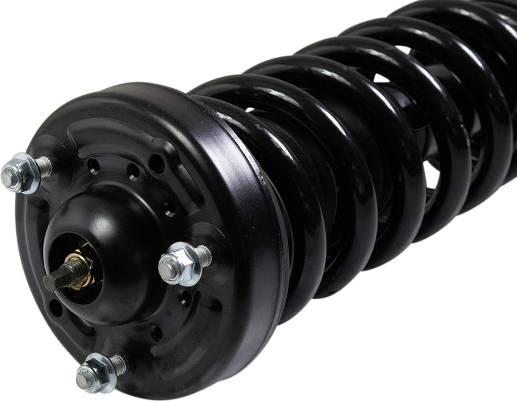 TRQ Front Suspension Kit Shock & Spring Strut Assembly Sway Bar Stabilizer Link Compatible with 2015-2020 Ford F-150