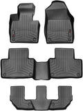 WeatherTech Custom Fit FloorLiners for Volvo XC90, XC90, XC90 - Full Set (44828-1-2-3), Black