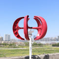 400W Vertical Axis Wind Turbine Generator - 5 Blades Wind Power System with Controller, 12V-600W, Efficient Renewable Energy Solution for Home and Garden Use