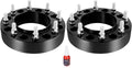 YIZBAP 2PCS 8x200 Hubcentric Wheel Spacers, 2 inch 8x200mm Wheel Spacers 142mm Hub Bore M14x1.5 Thread Pitch for Front Wheels 2005-2025 F350 Super Duty DRW,2019-2023 Ram 3500 Duallly DRW