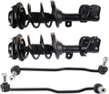 TRQ Front Suspension Kit Complete Strut & Coil Spring Assembly Sway Bar Stabilizer Link Compatible with 2015-2017 Subaru Legacy
