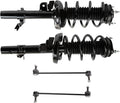 TRQ Front Suspension Kit Complete Strut & Coil Spring Assembly Sway Bar Stabilizer Link Compatible with 2017-2022 Honda Ridgeline
