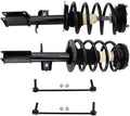 TRQ Front Suspension Kit Complete Strut & Coil Spring Assembly Sway Bar Stabilizer Link Compatible with 2000-2006 BMW X5