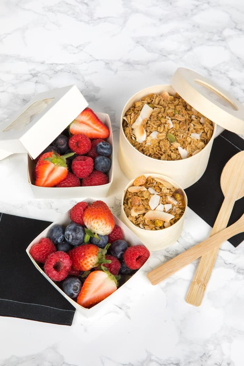 PacknWood 210CVB3-6.2' Wooden Cutlery Spoons - Biodegradable Wood Spoons - 100% Natural and Compostable Cutlery Spoon - Wooden Disposable Cutlery Spoon - (2000 per case)