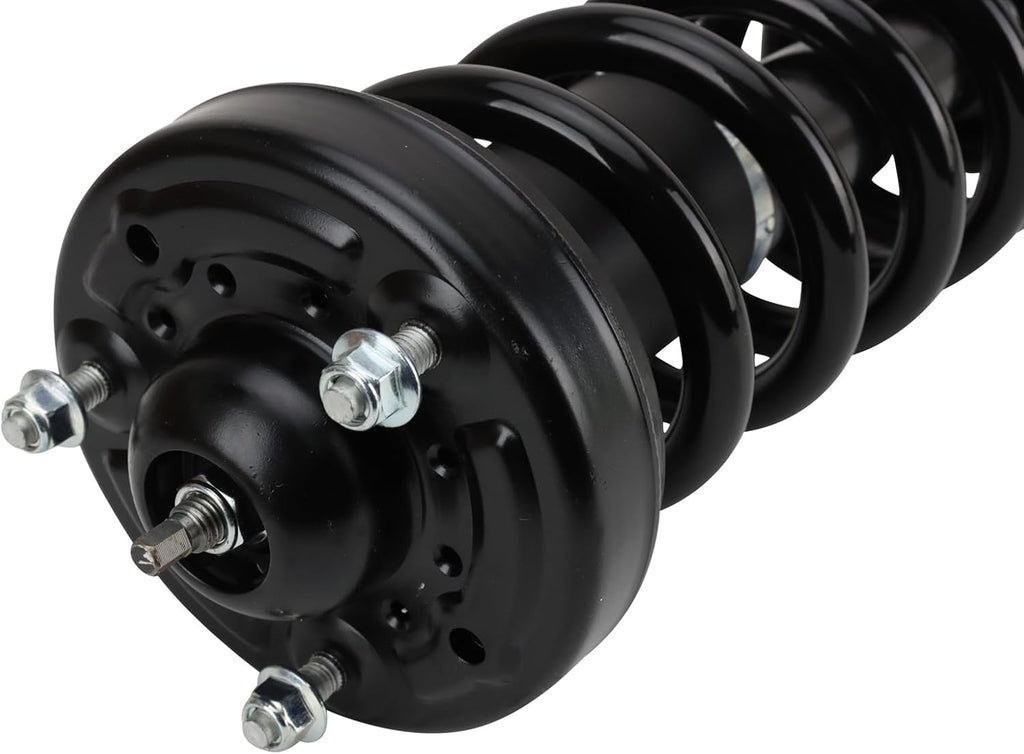 TRQ Front Suspension Kit Shock & Spring Strut Assembly Sway Bar Stabilizer Link Compatible with 2018-2022 Ford Expedition Lincoln Navigator