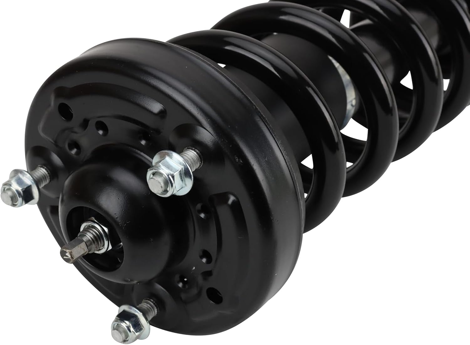 TRQ Front Suspension Kit Shock & Spring Strut Assembly Sway Bar Stabilizer Link Compatible with 2018-2022 Ford Expedition Lincoln Navigator