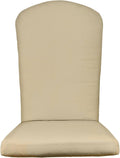 RSH Décor Sunbrella Foam Adirondack Chair Cushion | 48' x 20' x 2' | Performance Fabric | Water and Fade-Resistant | Outdoor Cushion for Patio Furniture | Made in USA (Canvas Antique Beige)