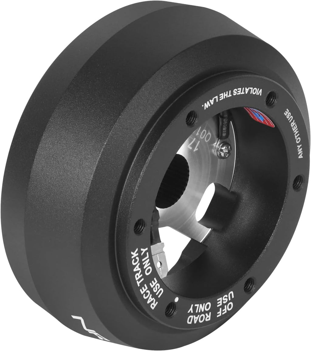 NRG Innovations NRG-SRK-171H Steering Wheel Quick Release Short Hub Adapter 6 X 70mm Bolt Pattern, Compatible with 96-06 Jeep Wrangler TJ, Compatible with 07-18 Jeep Wrangler JK