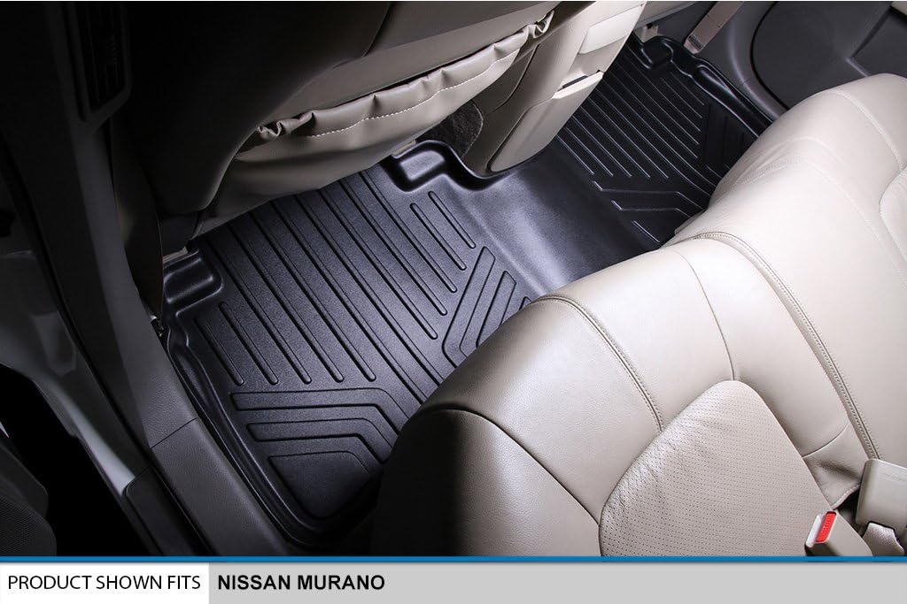 MAXLINER Floor Mats 2 Row Liner Set for 2009-2014 Nissan Murano