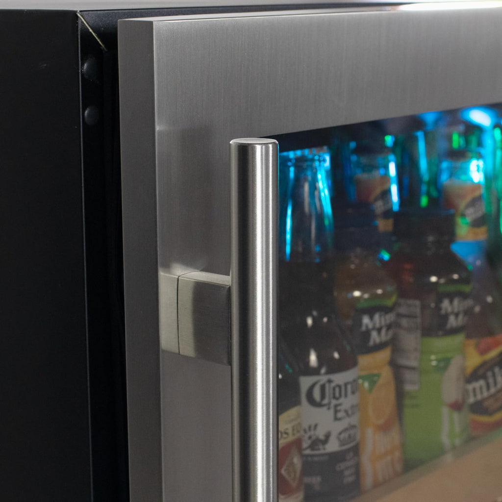 Kegco 24' Wide Stainless Steel Right Hinge Beverage Center VSBC-24LSR