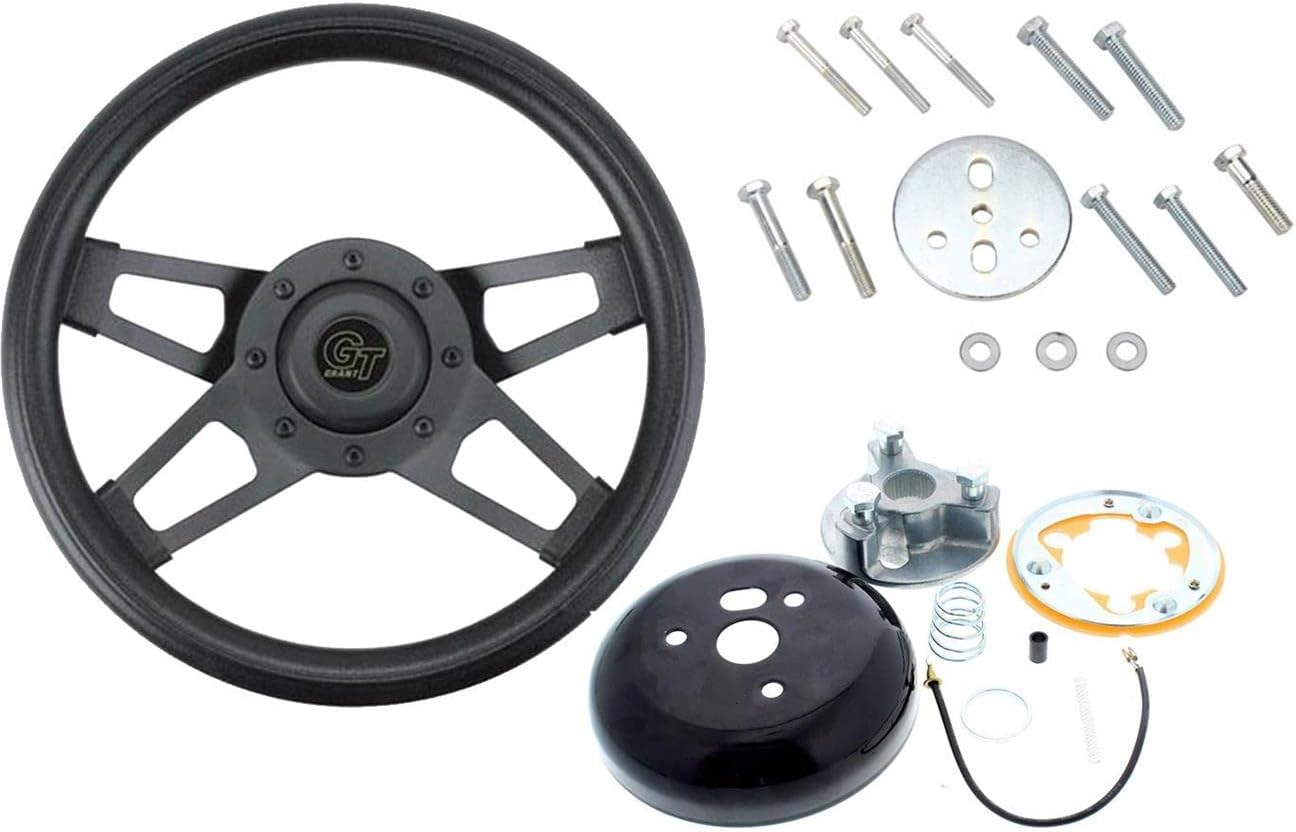 Grant 414 Challenger GT Steering Wheel, 13-1/2 Inch w/Install Kit