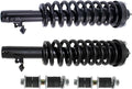 TRQ Front Suspension Kit Complete Strut & Coil Spring Assembly Sway Bar Stabilizer Link Compatible with 1994-2001 Acura Integra 1992-1995 Honda Civic 1993-1997 Civic del Sol