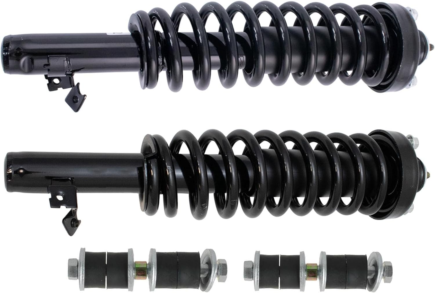 TRQ Front Suspension Kit Complete Strut & Coil Spring Assembly Sway Bar Stabilizer Link Compatible with 1994-2001 Acura Integra 1992-1995 Honda Civic 1993-1997 Civic del Sol