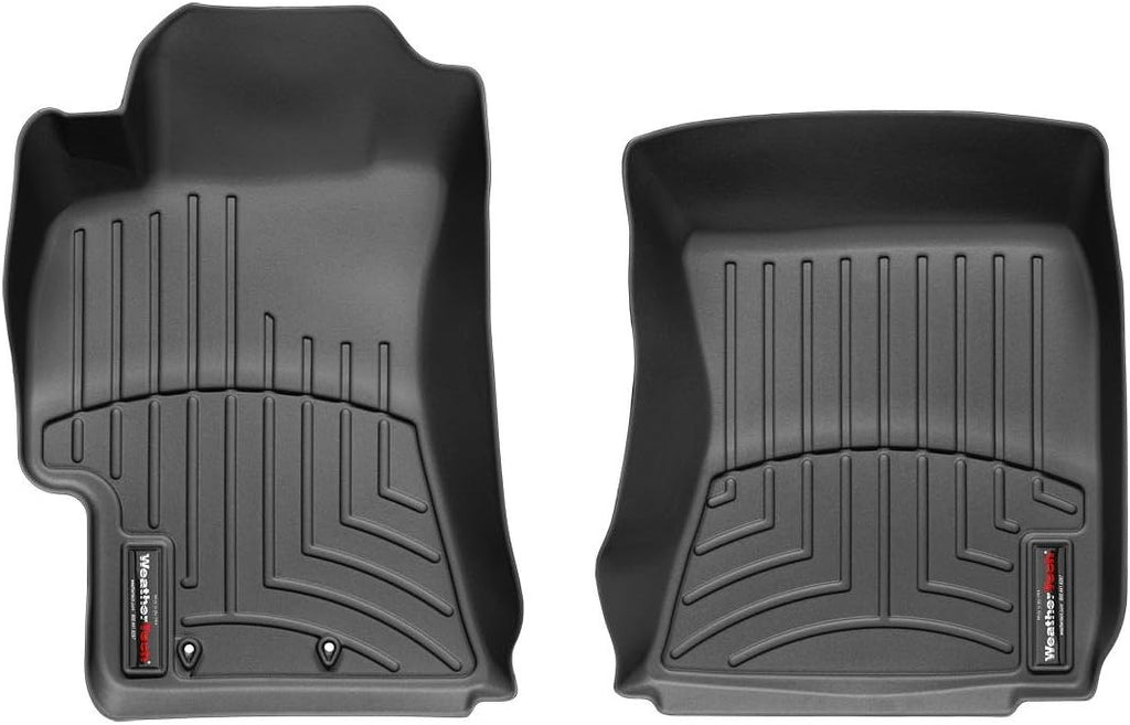 WeatherTech Custom Fit FloorLiners for Subaru Impreza, Impreza WRX, Impreza WRX STi - 1st Row (441661), Black