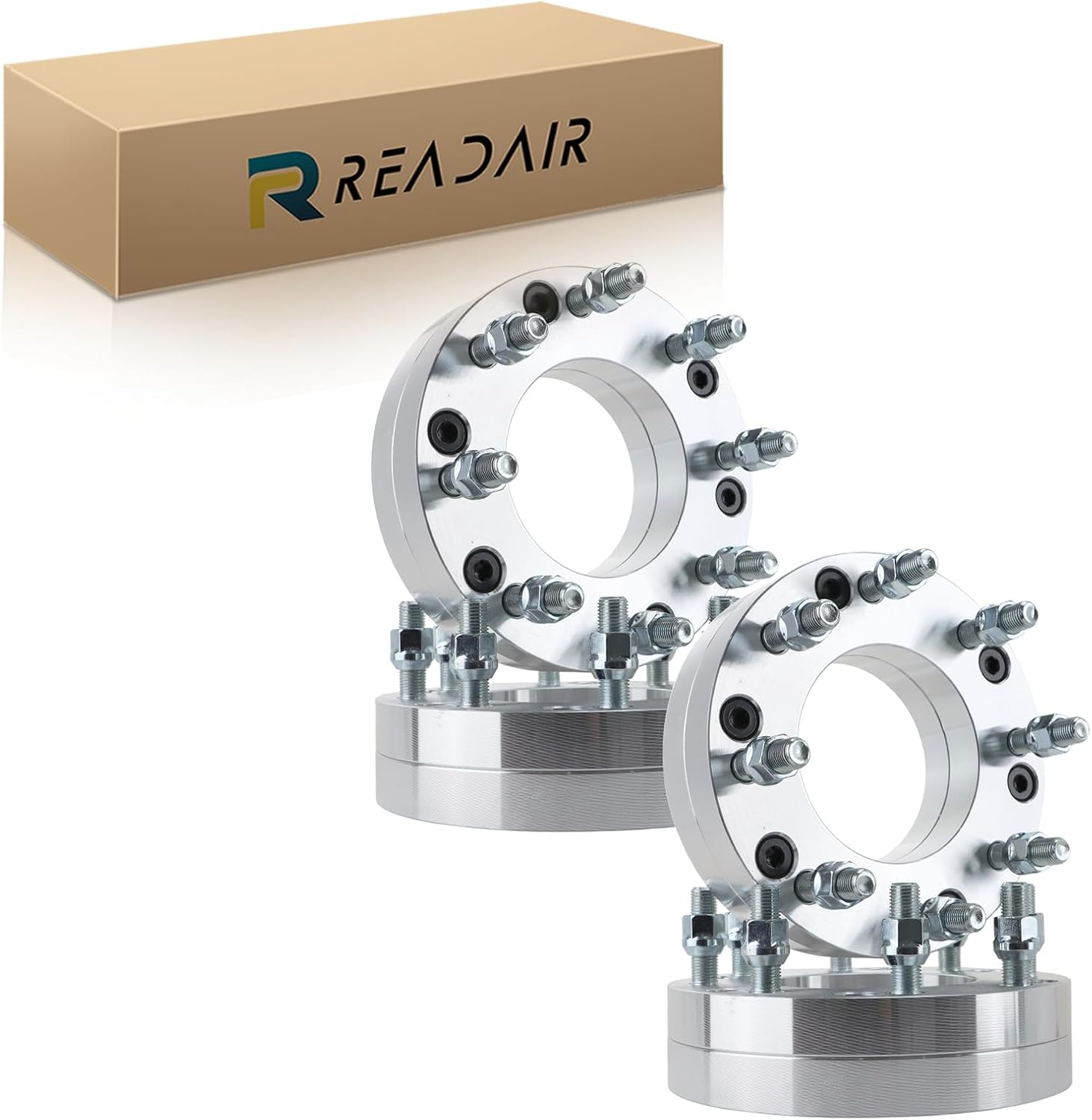 8x170 to 8x6.5 Wheel Adapters 1.5 inch, Lug Centric Wheel Adapters (Changes Bolt Pattern) with M14x1.5 Studs 130mm Hub Bore,4Pcs Adapters