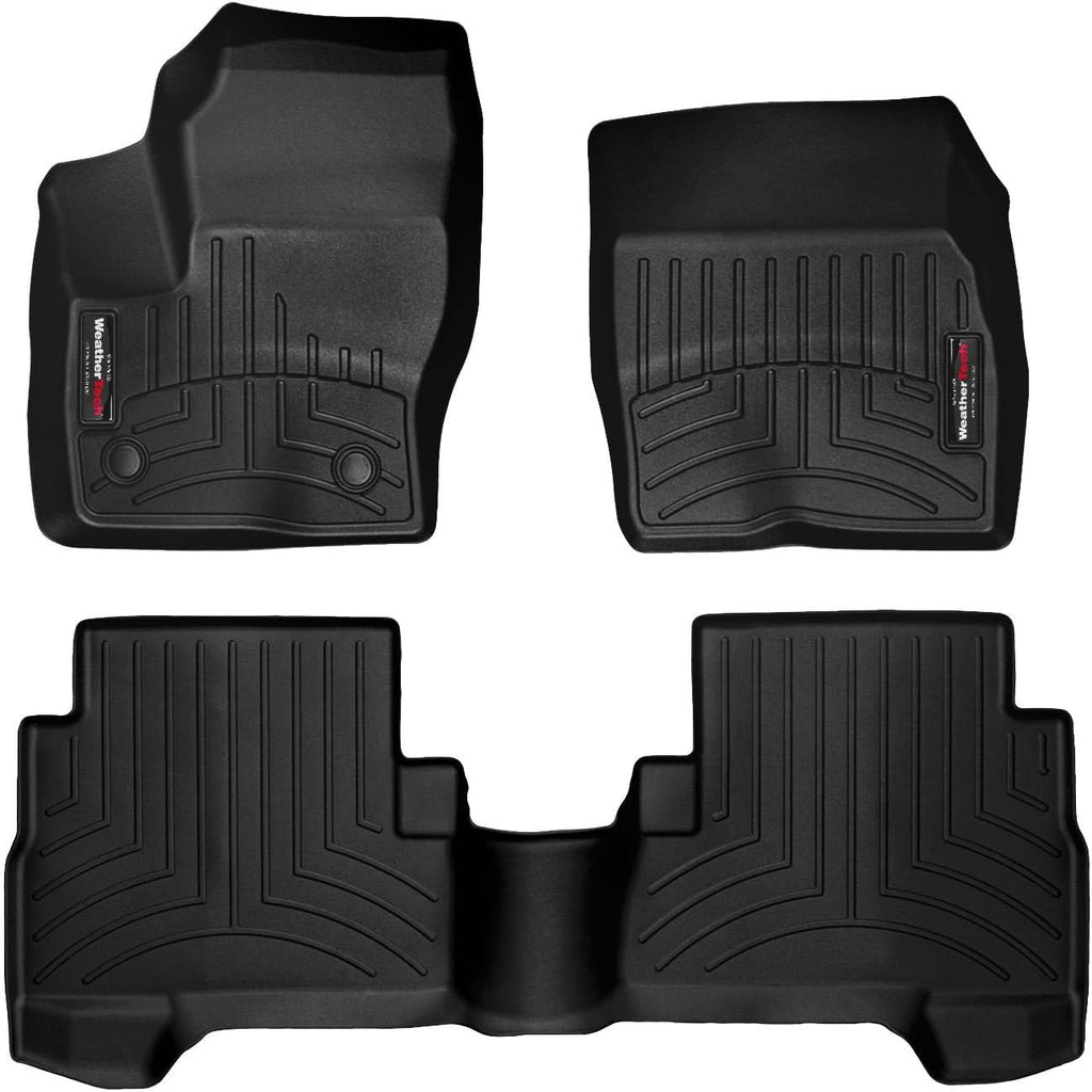 WeatherTech Custom Fit FloorLiners for Ford C-Max, Escape, 1st & 2nd Row (44459-1-2), Black