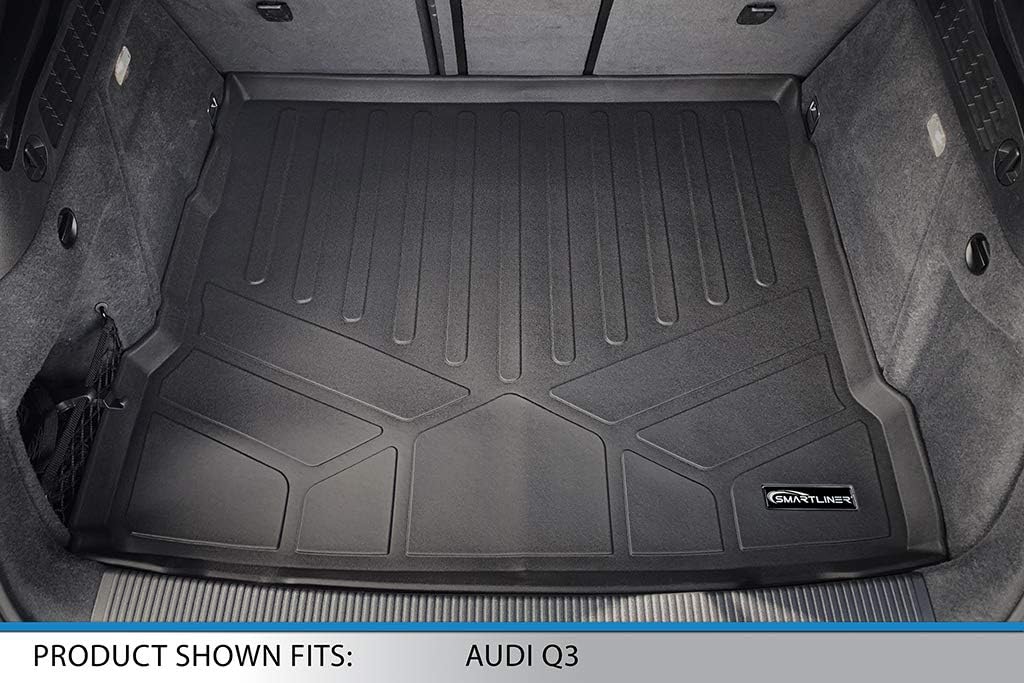 SMARTLINER All Weather Custom Fit Cargo Trunk Liner Floor Mat for 2015-2018 Audi Q3