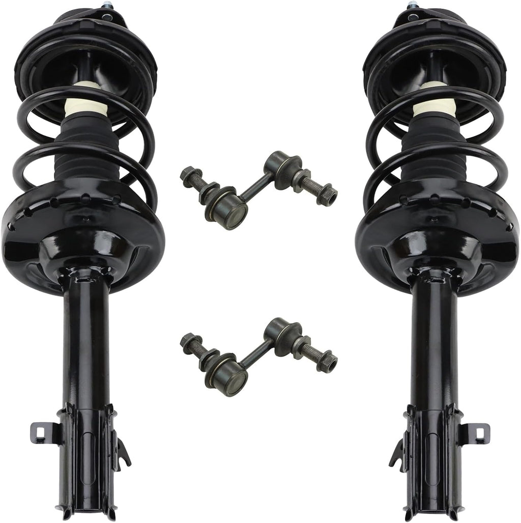 TRQ Front Struts & Sway Bar Link Kit Compatible with 2013-2014 Subaru Outback