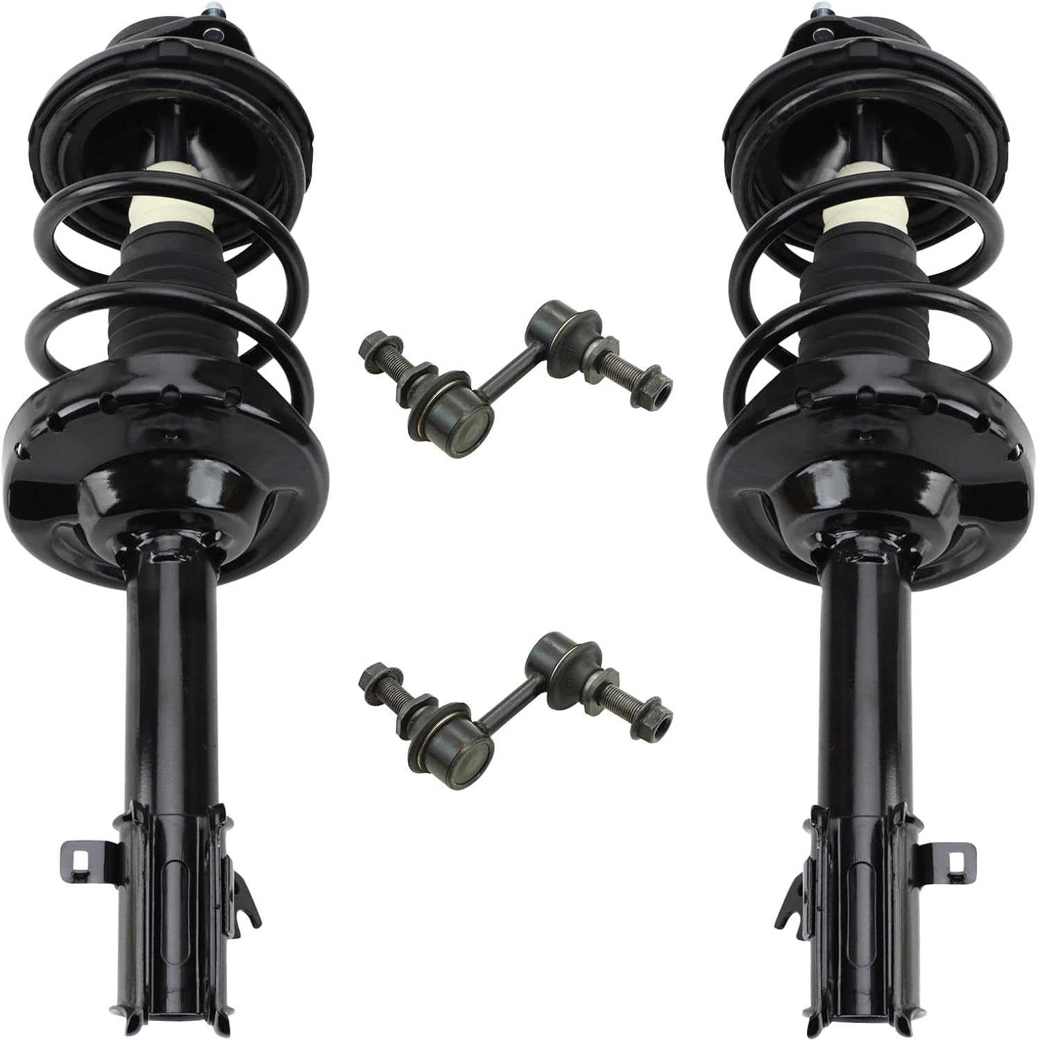 TRQ Front Struts & Sway Bar Link Kit Compatible with 2013-2014 Subaru Outback