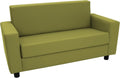 Factory Direct Partners SoftScape Inspired Playtime Classic Reading Sofa, Children's Commercial-Grade Upholstered Furniture for Home, Daycare, Preschool, Library Modern Design - Fern Green, 14473-FG