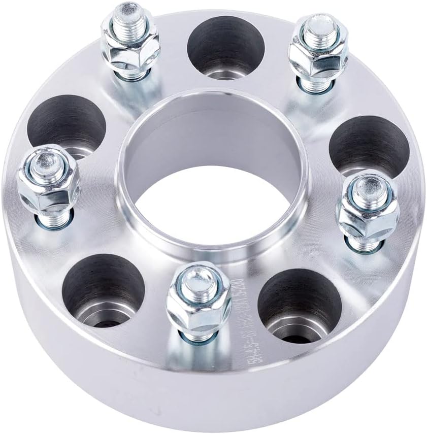 4PC 5x115 Hubcentric Wheel Spacers 2 Inch with 14x1.5 Studs 71.5mm Hub Bore Compatible with Dodge 5 Lug for 2005-2022 300 | 2004-2008 Magnum | 2006-2022 Charger | 2009-2022 Challenger