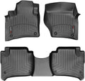 WeatherTech Custom Fit FloorLiners for VW Touareg, Cayenne®, Touareg - 1st & 2nd Row (44333-1-2), Black