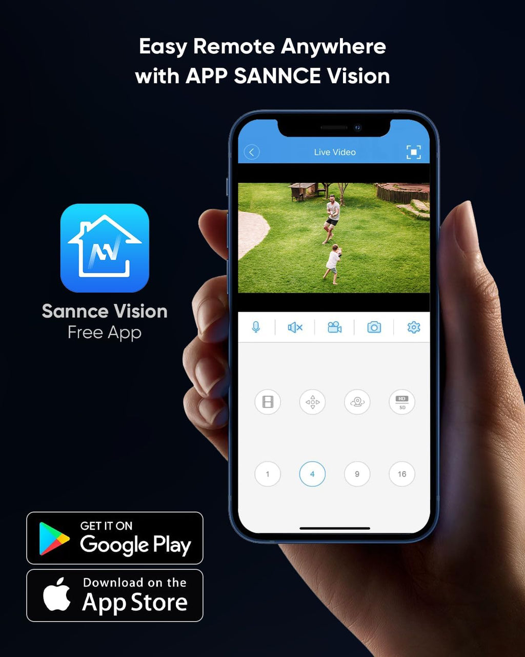 SANNCE 4K POE CCTV Home Security Camera System 8CH POE NVR Recorder with 2TB Hard Drive, 4X 5MP Outdoor Metal IP Cam 5MP Resolution, Power Over Ethernet, Easy Mobile Access with APP Alert