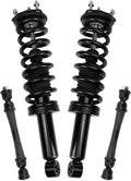 TRQ Front Suspension Kit Shock & Spring Strut Assembly Sway Bar Stabilizer Link Compatible with 2015-2022 Chevrolet Colorado GMC Canyon Rear Wheel Drive RWD