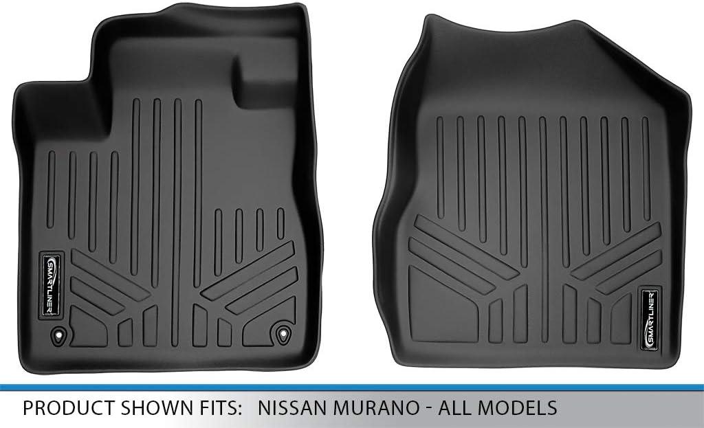 MAXLINER Floor Mats 1st Row Liner Set for 2009-2014 Nissan Murano