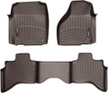 Weathertech Custom Fit FloorLiners for Dodge Ram Truck 1500, Ram Truck 1500 Classic, Ram 1500-1st & 2nd Row (474651-472162), Cocoa
