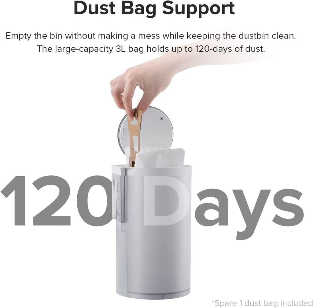 Auto-Empty Dock, Automatic Dust Collection, Intelligent Emptying，3L Dust Bag, App-Controlled, Compatible for Roborock S7 S7 MaxV Robot Vacuum(AU)