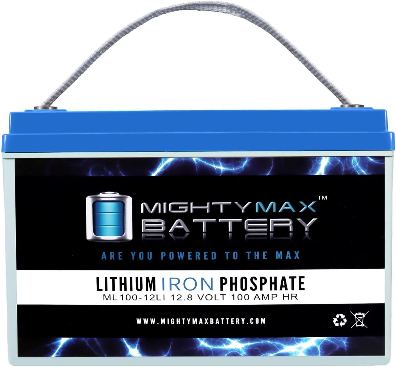Mighty Max Battery 12V 100AH Lithium Battery Replaces Goal ZeroYeti 1250 Solar Generator