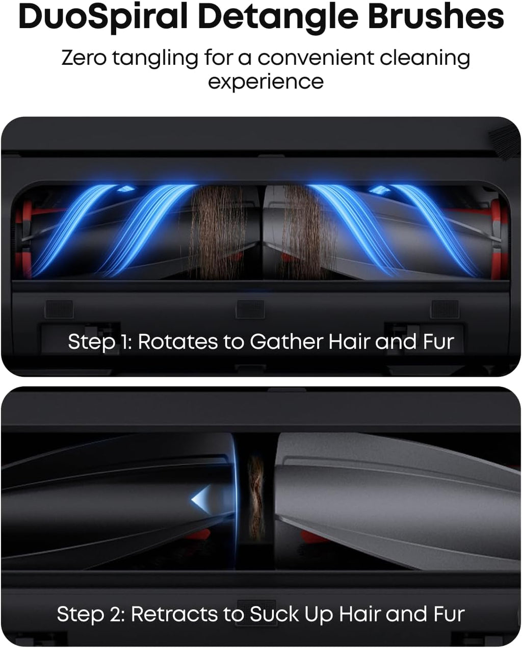 eufy E25 Omni Robot Vacuum and Mop Combo, HydroJet System, 20,000 Pa Turbo Suction,Zero-Tangling, Corner to Edge Deep Cleaning, with auto All-in-One Station（renewed- Acceptable）