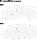 Belffin Modular Sectional Sleeper Sofa with Pull Out Couch Bed Velvet Convertible L Shaped Sectional Couch for Living Room Apartment Grey