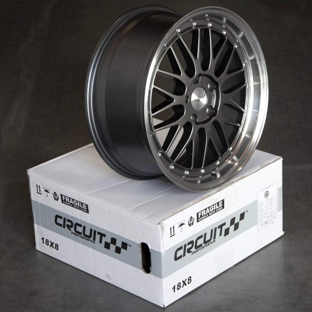 Circuit Performance CP30 18×8 Gloss Gun Metal 5×112 [+35mm] Wheel Compatible with BMW, VW, AUDI, Mercedes