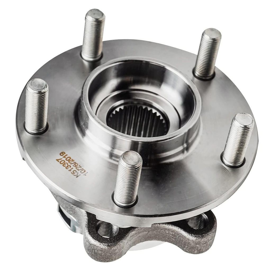 Detroit Axle - 2 Front Wheel Bearing Hubs for 2009-2017 Nissan Murano 2011 Quest, Replacement Wheel Bearing and Hub Assembly Set, Pair Hubs