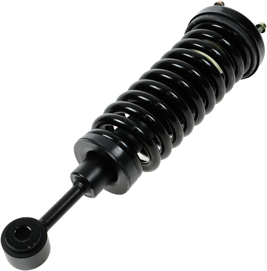TRQ Front Suspension Kit Shock & Spring Strut Assembly Sway Bar Stabilizer Link Compatible with 2005-2006 Ford Expedition Lincoln Navigator