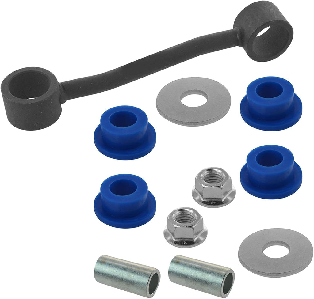 TRQ Front Suspension Kit Shock & Spring Strut Assembly Sway Bar Stabilizer Link Compatible with 2007-2011 Dodge Nitro 2008-2012 Jeep Liberty