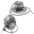Detroit Axle - 4WD Front Wheel Bearing Hubs for 96-20 Chevy GMC K1500 K2500 Suburban K3500, Replacement 1996 1997 1998 1999 2000 K2500 K3500 [Old Body Style], Wheel Bearing and Hubs Assembly Set