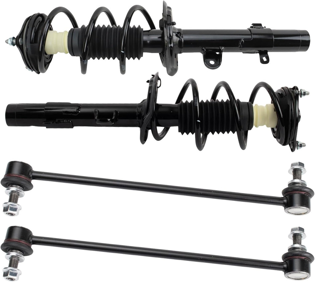 TRQ Front Suspension Kit Complete Strut & Coil Spring Assembly Sway Bar Stabilizer Link Compatible with 2017-2022 Honda CR-V